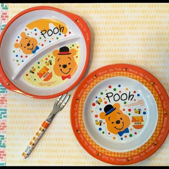 Disney Winnie the Pooh Plate Set - Picture 1 of 3